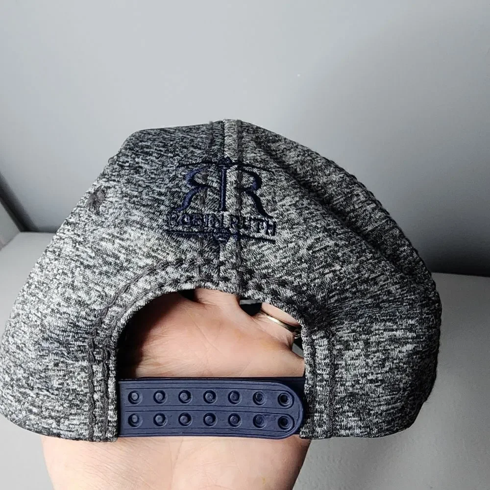 Punta Cana Portugal Robin Ruth Embossed Blue Gray Adjustable Baseball Hat Cap